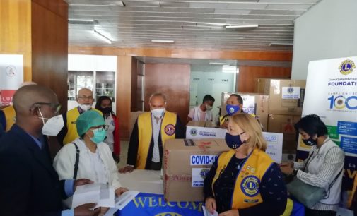 LIONS CLUB MADAGASCAR: Nanolotra fitaovana mitentina 10.000 dolara hiadiana amin’ny Covid-19