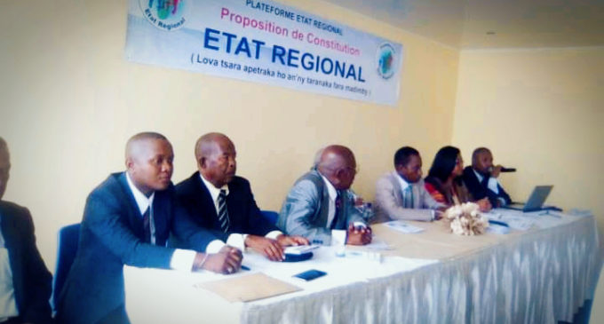 PLATEFORME ETAT REGIONAL: Hanolotra rafitra sy Lalàm-panorenana vaovao eto Madagasikara