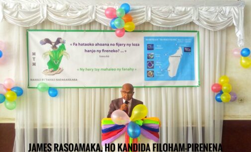 FIFIDIANANA FILOHAM-PIRENENA 2023: Nilaza ny fahavononany ho kandida i James Rasoamaka